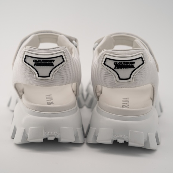 size 8 / 9us Prada Cloudbust Thunder Sandal White Re-Nylon - Picture 5 of 14
